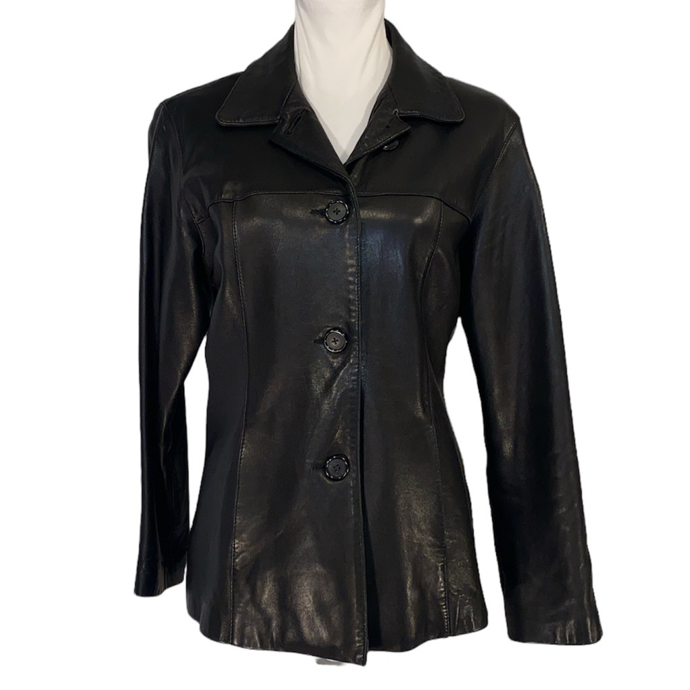 Luis Alvear Leather Jacket. Size Large.
